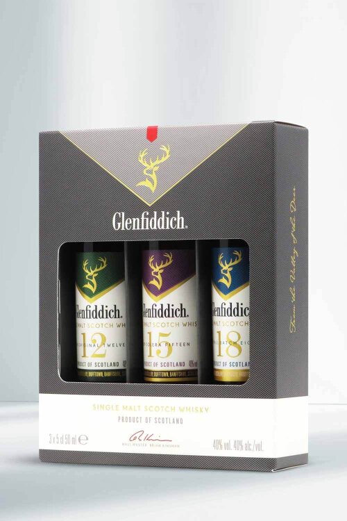 Glenfiddich Single Malt Whisky Collection 3x0,05l