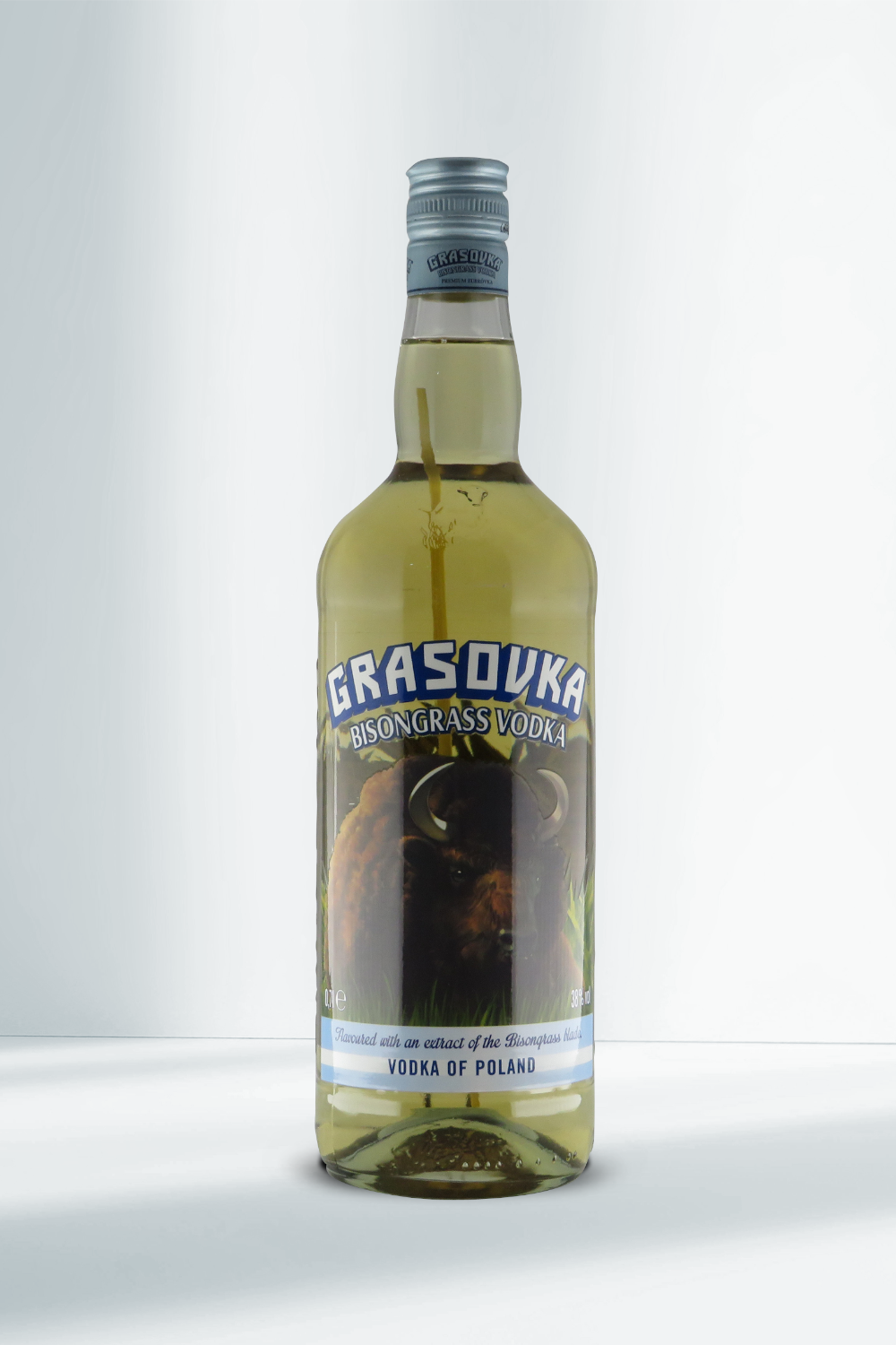 oberste Seite Grasovka Bisongrass Vodka 38% I Beverage-Shop 0,7l