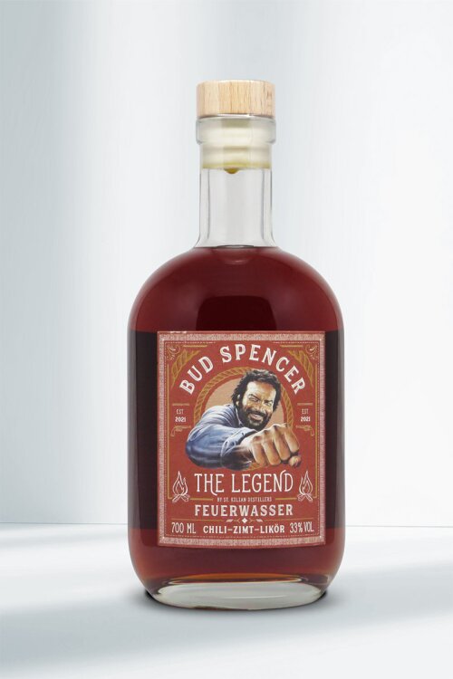 Bud Spencer "The Legend" Feuerwasser Likör 33% 0,7l