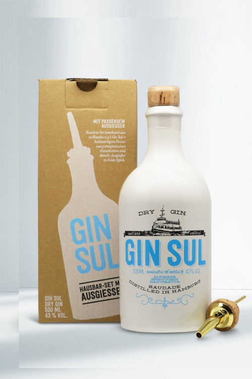 Gin Sul Hausbar-Set mit Ausgiesser 0,5l 43%