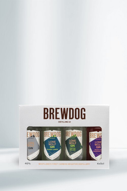 BrewDog Lone Wolf Gin Mini Collection 40% 4x0,05l