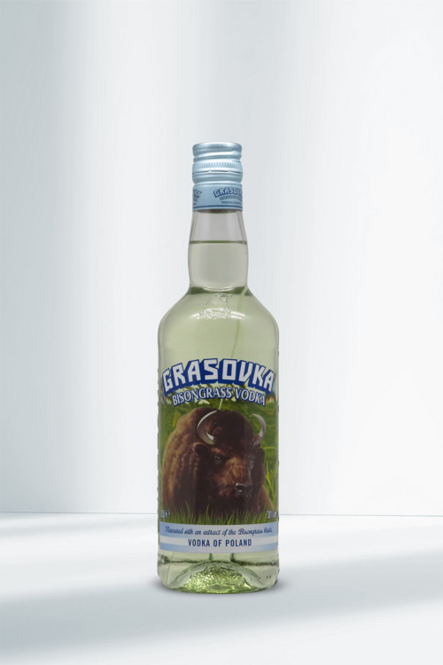 Grasovka Bisongrass Vodka 38% 0,5l
